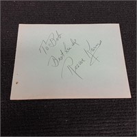 Roscoe Karns Autograph
