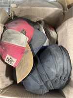 MASSEY FERGUSON HATS, SMOKE DAMAGE, TAX APPLIES