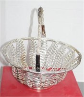 NEIMAN MARCUS SILVERPLATE BASKET