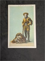 Antique Col William F Cody Buffalo Bill Postcard