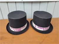 (2) 1989 Washington Centennial Festival Hats