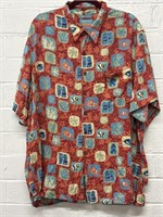 Finding Nemo Button Up Hawaiian Style Shirt XXL