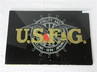 UNITED STATES FIDELITY & GUARANTY CO. GLASS SIGN