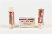 LOT 3 - ESSO FIRST AID KIT & 3 EMER. SEWING KITS