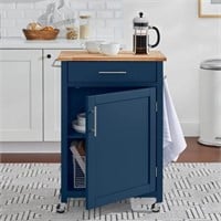 1 Glenville Small Midnight Blue Rolling Kitchen