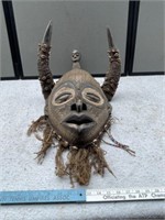 Horned African Tribal Mask