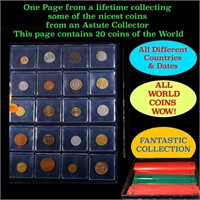 20 Great Coins of the World, hand selected, many t