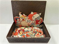 Vintage Valentine Cards, Box