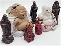 Asian Mudmen, etc - Ceramic & Resin Figurines