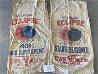 2 Eclipse Starter & Grower Canvas Bag Highland, IL
