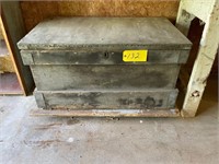 Old Carpenters Chest with Tools