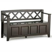 ENTRY STORAGE BENCH (NOT ASSEMBLED/IN BOX)
