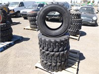 Unused 12-16.5 Skid Steer Tires (QTY 4)