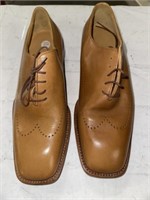 MENS TAN BALLY SHOES 9 1/2