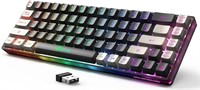 65% Wireless Gaming Keyboard, Rechargeable Backlit