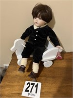 Bradley's Porcelain Doll with Scooter (R3)