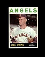 1964 Topps #71 Jack Springs EX to EX-MT+