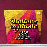Believe In Music Compilation LP Record