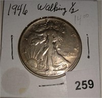 1946 Silver Walker Half