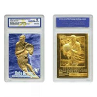 23K Gold Kobe Byrant Blue Rookie Card