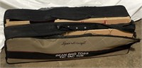 (JL) Portable Cornhole Set w Bag, Bean Bags,