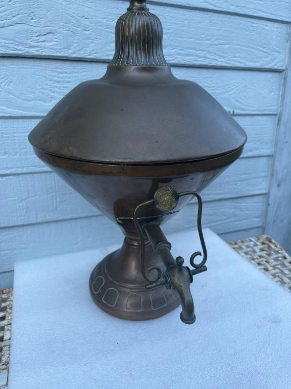 Vintage Copper Russian Samovar