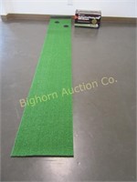 Golf Putting Mat w/ Bumper