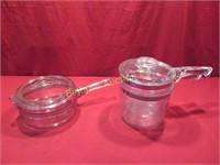 Pyrex Clear Glass Cookware; 1 1/2 Quart