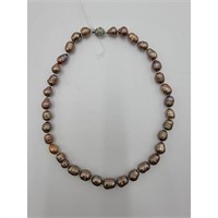 Natural Tahitian Pearl Necklace Natural Color