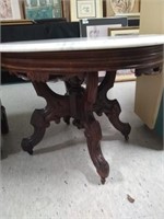 Marble Eastlake Antique Table