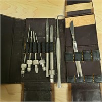 Lot of Vintage Picking tools Sweet Case