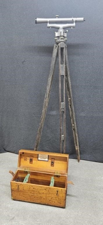Vintage Brunson survey equipment