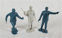 3 Man From Uncle Plastic Figures 1960s