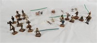 Assorted Plastic Figures, Army Generals Ghouls Etc