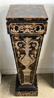 3.5 FT Gilt Incised Fleur de Lis Display Stand