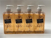 4x384mL VANILLA AND NECTAR SCENTED HAND SOAP