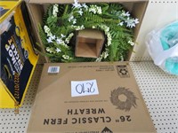 26" MM Classic fern wreath
