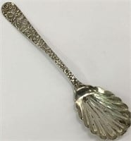 S. Kirk & Son Sterling Repousse Shell Spoon