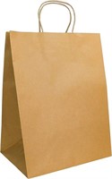 PTP BAGS Natural 12" x 9" x 15.75" Tote Bags 200pk