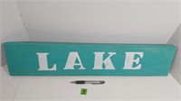 Wooden sign (25"x5.5")