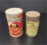Antique Royal Sage &  Baking Powder Tins