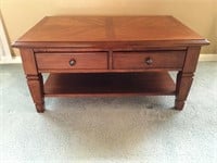 2 Drawer Cocktail Coffee Table