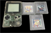 Nintendo Pocket Game Boy W/4 Games