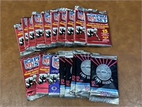 1991 NFL Pro Set Sealed Card Packs