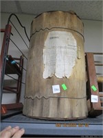 Vtg. Wooden Keg Barrel that went to Dr. office