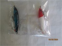 Fishing Lure New Lot Of 2 Minnow Bionic Wobbler