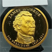 2008 S James Monroe $1 PR70 ICG DCAM