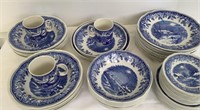 Spode China, Blue and White
