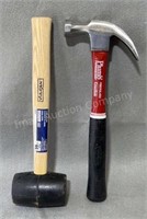 New Plumb 16oz Hammer and Vulcan Mallet