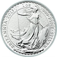 2015 1 oz British Silver Britannia Coin